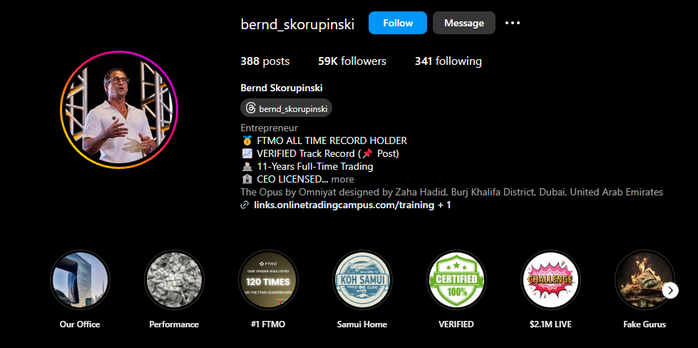 bernd_skorupinski instagram forex trader