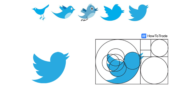 Fibonacci golden ratio Twitter logo