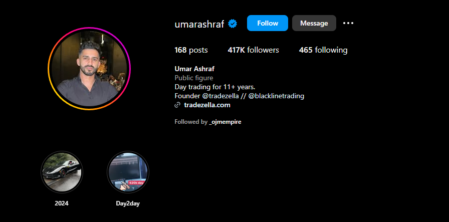  UmarAshraf instagram forex trader